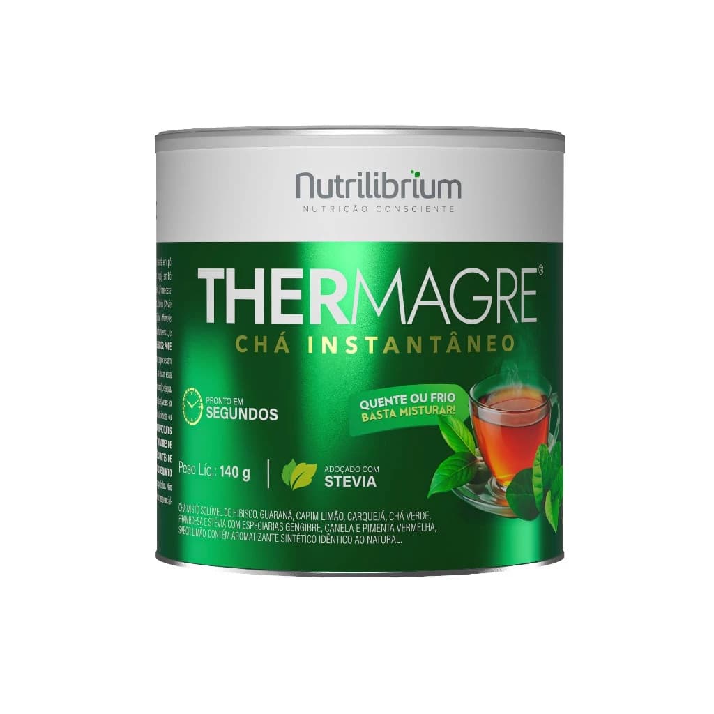 Chá Solúvel Instantâneo Thermagre 140g Nutrilibrium